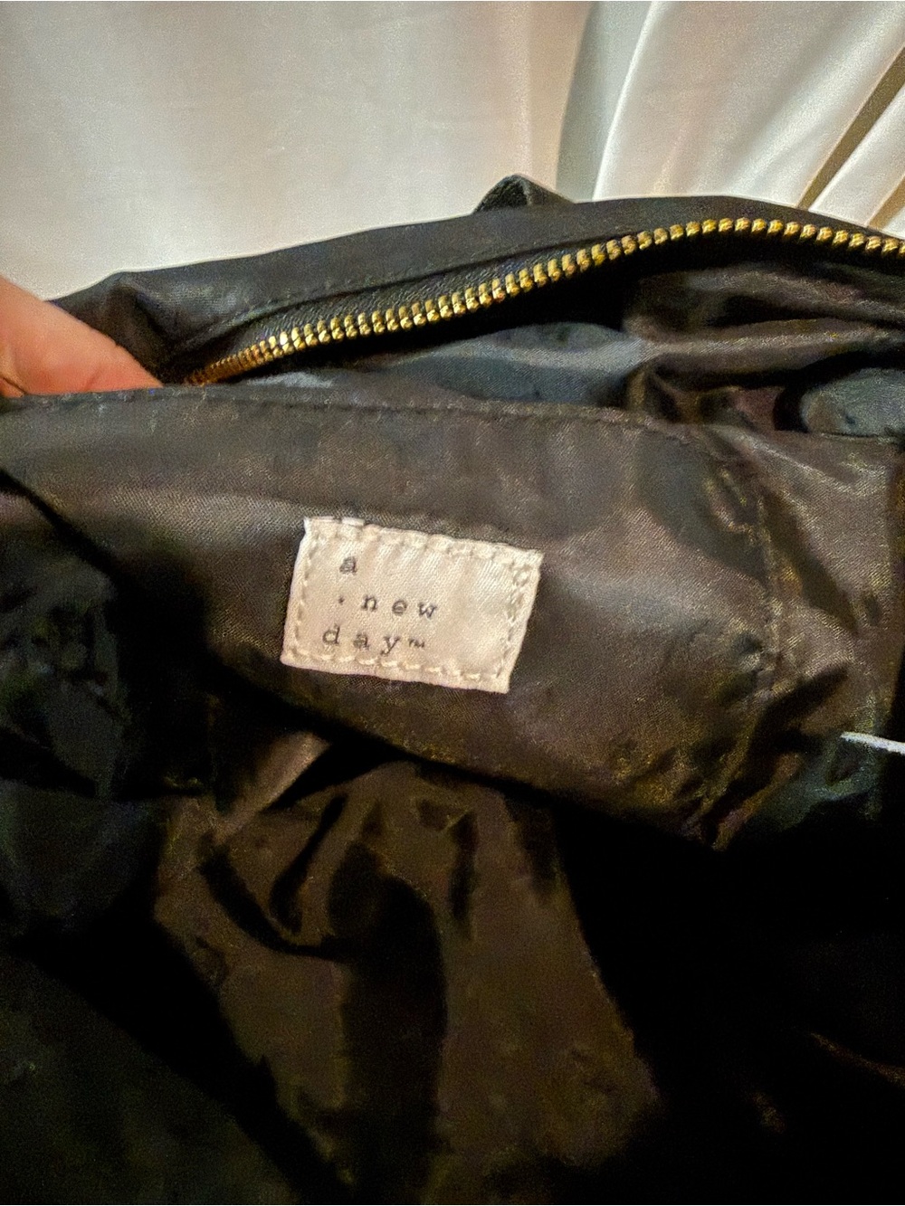 a new day Black Nylon Tote Backpack with Gold Hardware - Picture 3 of 7